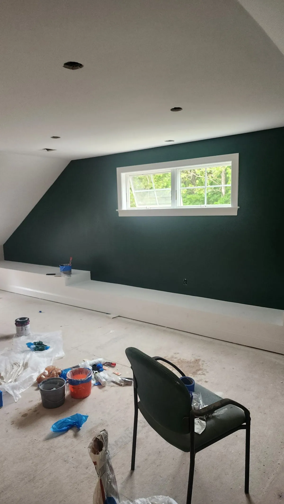Finished room on an EMC renovation job